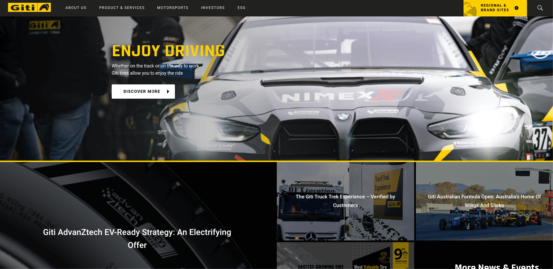 Giti Tire Introduces New Global Website